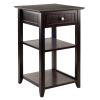 Burke Home Office Printer Stand; Coffee