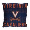 Virginia OFFICIAL NCAA "Stacked" Woven Pillow