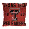 Texas Tech OFFICIAL NCAA "Stacked" Woven Pillow