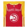 Hawks OFFICIAL NBA Personalized Jersey Silk Touch Throw Blanket