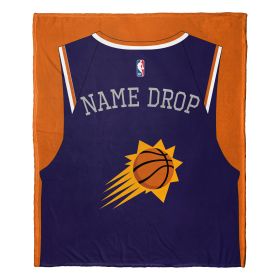 OFFICIAL NBA Personalized Jersey Silk Touch Throw Blanket - Suns