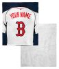 Red Sox OFFICIAL MLB Jersey Personalized Silk Touch Throw Blanket