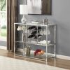 Contemporary Chrome Wine Rack