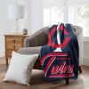 Twins OFFICIAL MLB "Signature" Raschel Throw Blanket