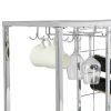 Contemporary Chrome Wine Rack