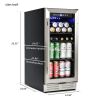 Premium Mini Beverage Refrigerator / Wine Cooler