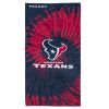 Texans OFFICIAL NFL "Psychedelic" Beach Towel