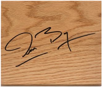 Muggsy Bogues Signed Floor Piece