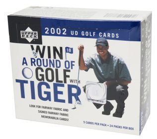 2002 Upper Deck Golf Green Grass Edition Factory Sealed Box 24 Packs