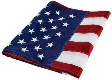 American Flag Outdoor Heavy Duty Embroidered Stars & Sewn Stripes (size: 10x15ft)